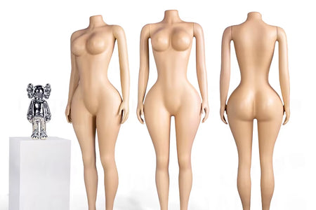 Cheap BBL Female Mannequins Plastic Big Bust Big Ass Woman Dummy Fashion Garments Display