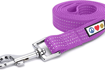 Pet Puppy Leash Reflective Dog Leash Comfortable Handle Highly Reflective Threads Heavy Duty Dog Training Leash Available as a 6 Ft Dog Leash or 4 Ft Dog Leash