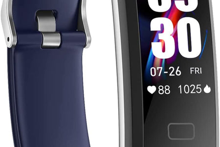 Fitness Tracker with Step Counter/Calories/Stopwatch, Activity Tracker with Heart Rate Monitor, IP68, Health Tracker with Sleep Tracker, Smartwatch, Pedometer Watch for Women Men Kids