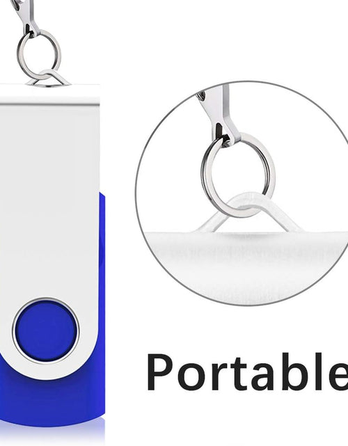 Load image into Gallery viewer, 10 Pack 64GB USB 2.0 Flash Drive Thumb Drive, Blue
