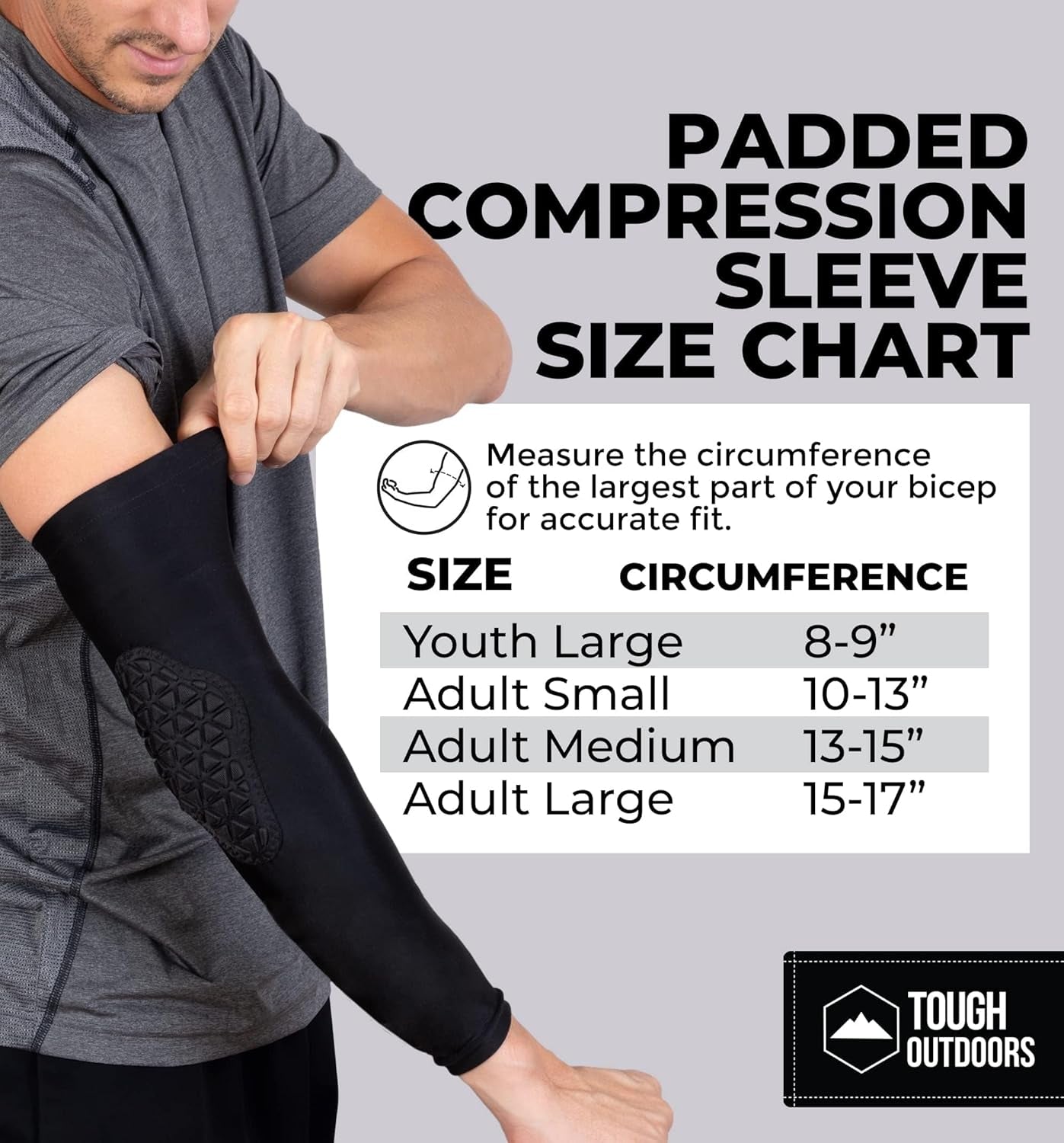 Sports Compression Arm Sleeves - Athletic & Shooting Sleeve for Youth, Kids, Men & Women - Football, Basketball & Baseball