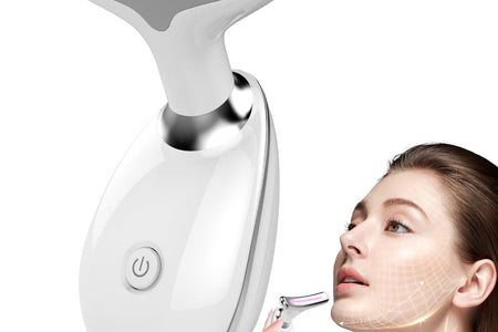 7-in-1 LED Face & Neck Lifter – Sculpt, Tighten & Glow