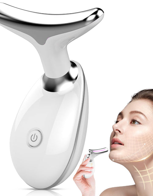 Load image into Gallery viewer, 7-in-1 LED Face &amp; Neck Lifter – Sculpt, Tighten &amp; Glow

