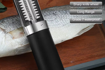 Electric Fish Scaler Remover - Rechargeable Seafood Cleaner & Scraper for Effortless Kitchen