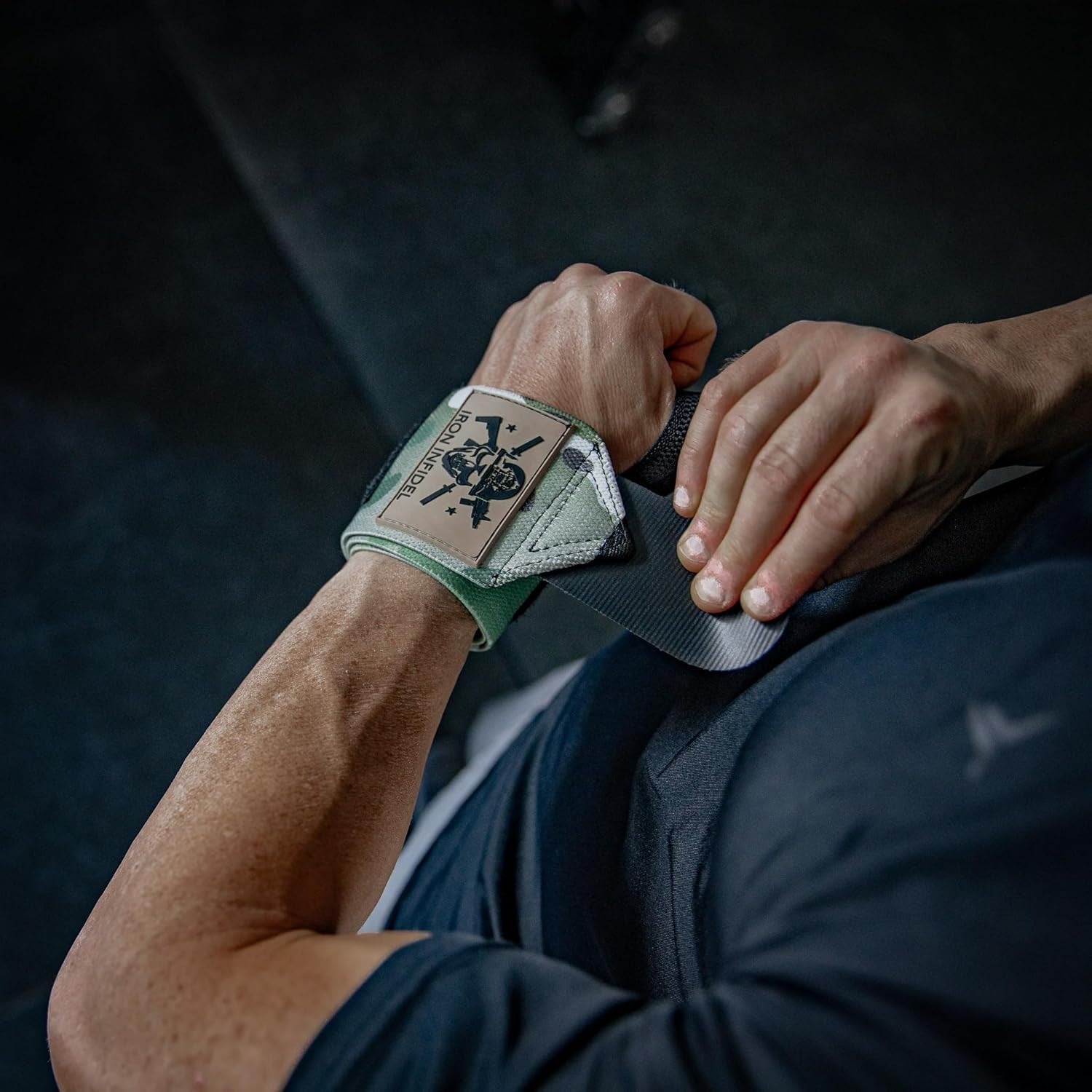 Weightlifting Wrist Wraps - 24" Extra Stiff Heavy Duty, Wrist Support for Gym Workouts, Crossfit, Weights, Powerlifting, Fitness, Exercise, Olympic Lifts, Bench Press