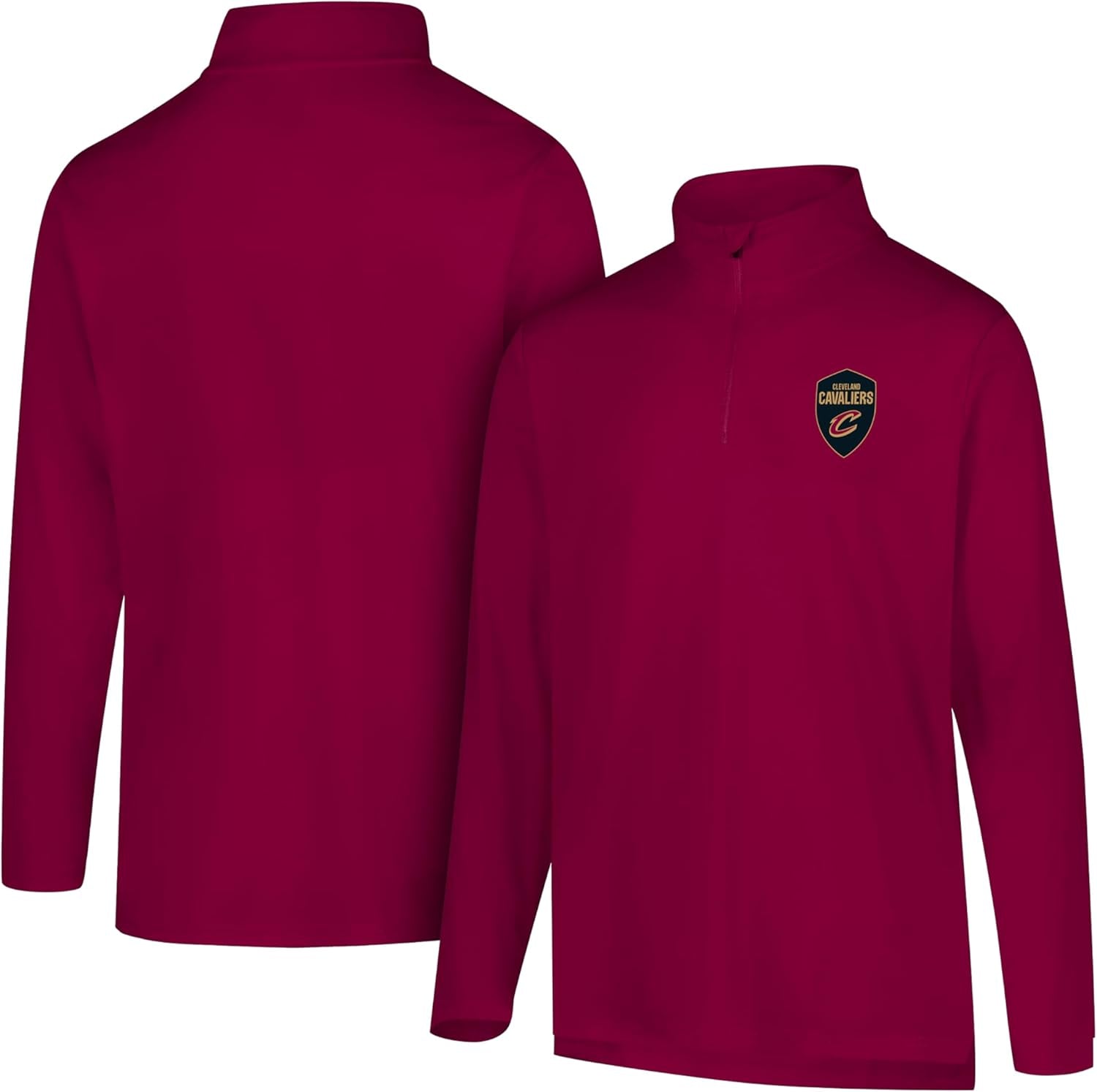 NBA Men'S Quarter Zip Long Sleeve Pullover T-Shirt