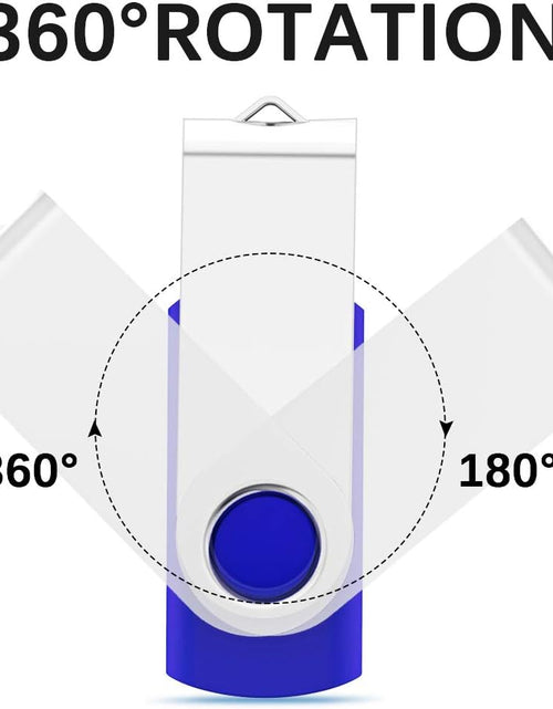 Load image into Gallery viewer, 10 Pack 64GB USB 2.0 Flash Drive Thumb Drive, Blue
