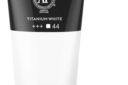 Acrylic Paint Titanium White Tubes(120Ml, 4.1 Oz) Non Toxic Non Fading,Rich Pigments for Painters, Adults & Kids, Ideal for Canvas Wood Clay Fabric Ceramic Craft Supplies (Titanium White)