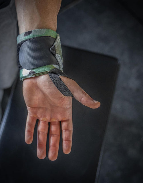 Load image into Gallery viewer, Weightlifting Wrist Wraps - 24" Extra Stiff Heavy Duty, Wrist Support for Gym Workouts, Crossfit, Weights, Powerlifting, Fitness, Exercise, Olympic Lifts, Bench Press
