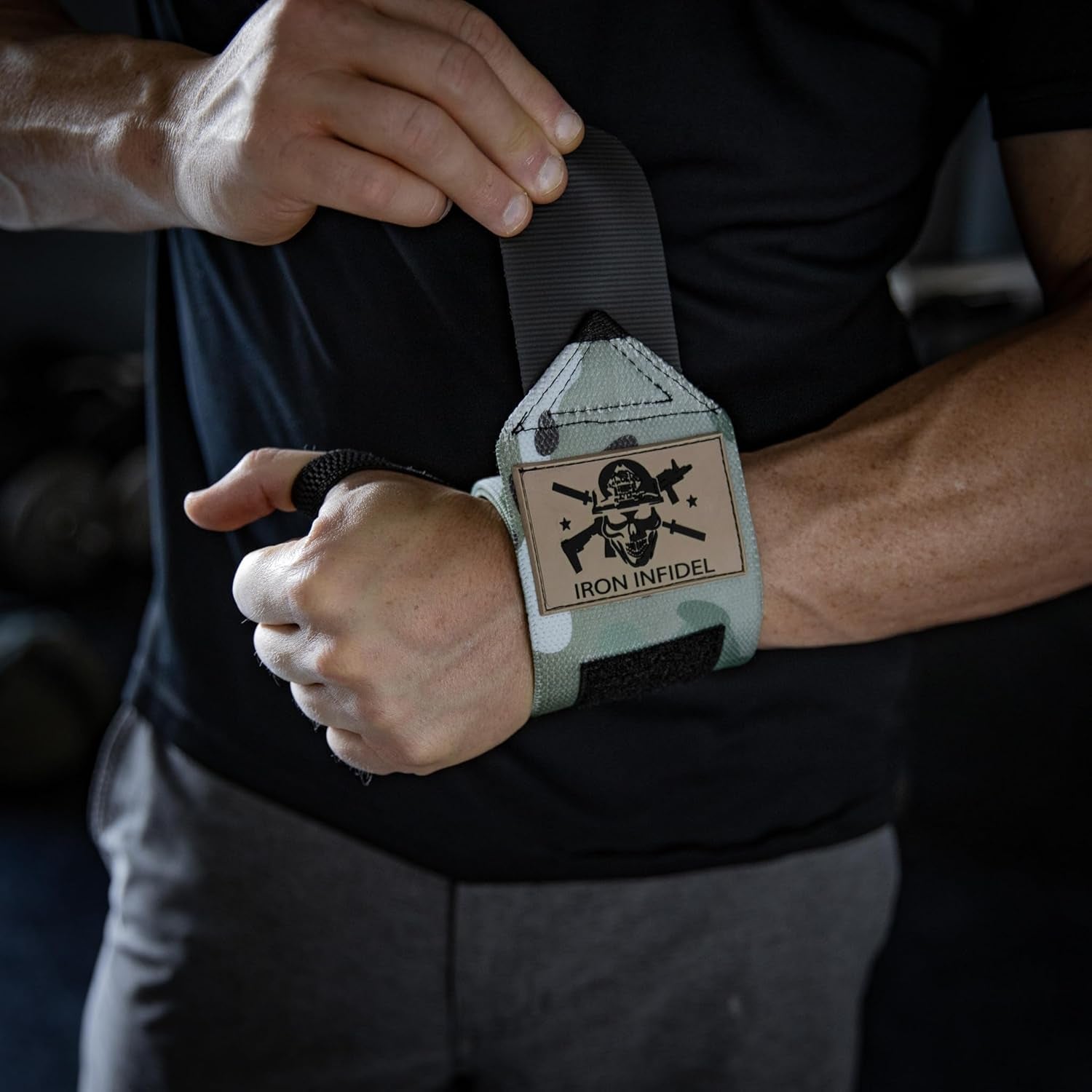 Weightlifting Wrist Wraps - 24" Extra Stiff Heavy Duty, Wrist Support for Gym Workouts, Crossfit, Weights, Powerlifting, Fitness, Exercise, Olympic Lifts, Bench Press