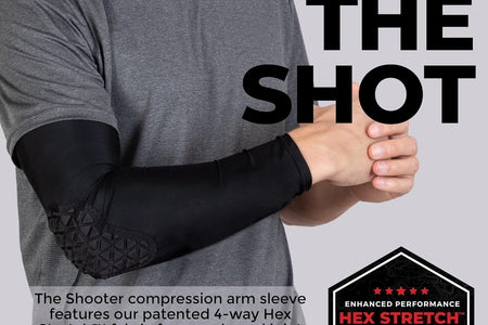 Sports Compression Arm Sleeves - Athletic & Shooting Sleeve for Youth, Kids, Men & Women - Football, Basketball & Baseball