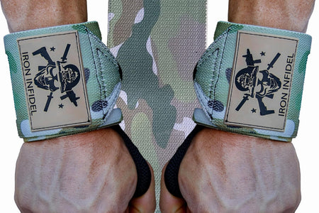 Weightlifting Wrist Wraps - 24" Extra Stiff Heavy Duty, Wrist Support for Gym Workouts, Crossfit, Weights, Powerlifting, Fitness, Exercise, Olympic Lifts, Bench Press