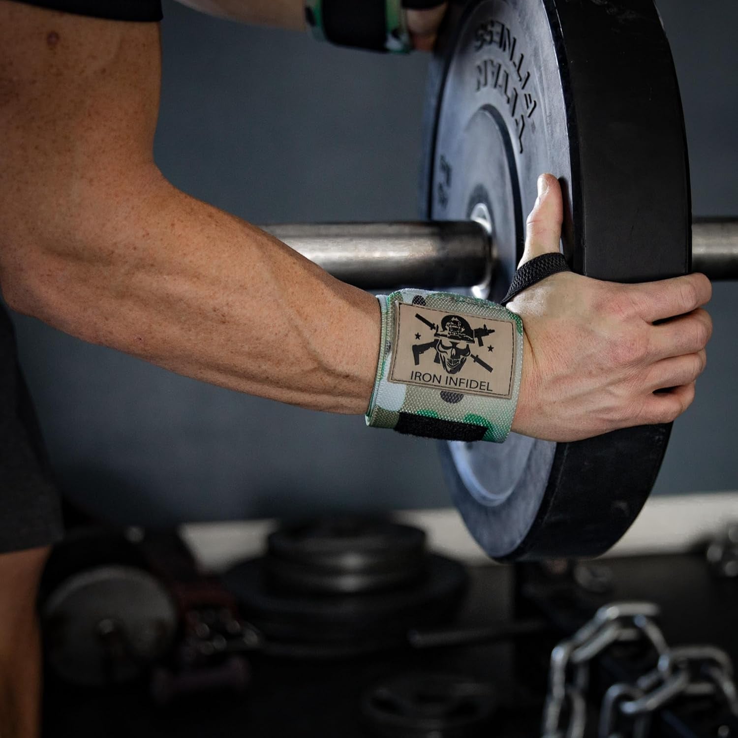 Weightlifting Wrist Wraps - 24" Extra Stiff Heavy Duty, Wrist Support for Gym Workouts, Crossfit, Weights, Powerlifting, Fitness, Exercise, Olympic Lifts, Bench Press