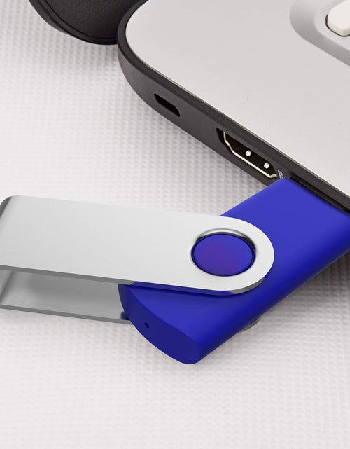 Load image into Gallery viewer, 10 Pack 64GB USB 2.0 Flash Drive Thumb Drive, Blue
